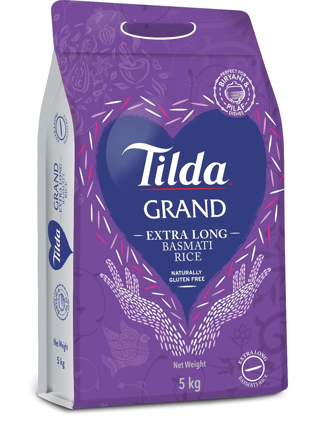 Tilda Extra Long Basmati Rice Biryani and Pulao Basmati Rice 5 kg Tilda Extra Long Basmati Rice Biryani and Pulao Basmati Rice 5 kg