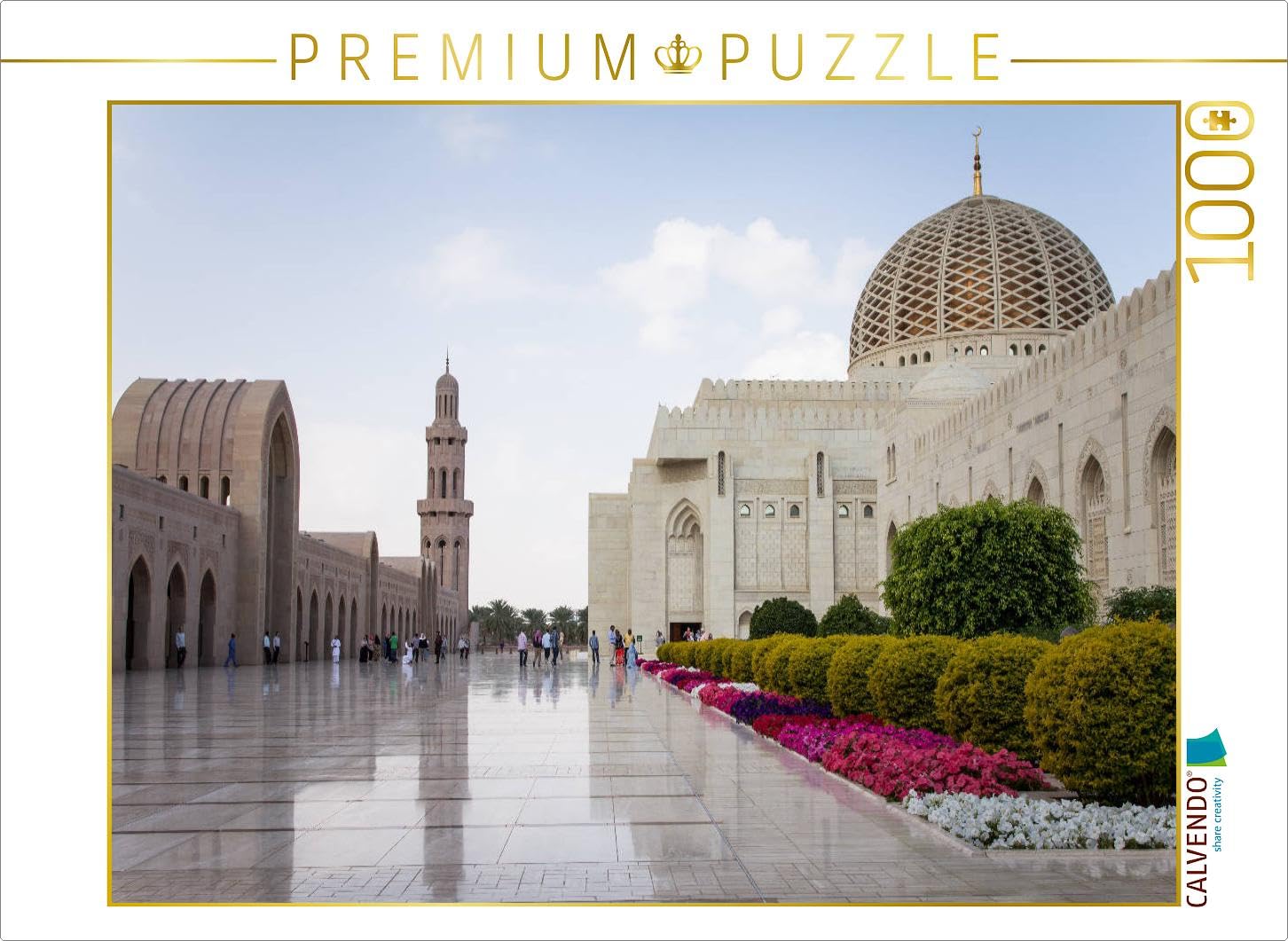 CALVENDO Puzzle Grande mosquée du Sultan Qabus 1000 Pieces 64 x 48 cm from Jeanette Dobrindt