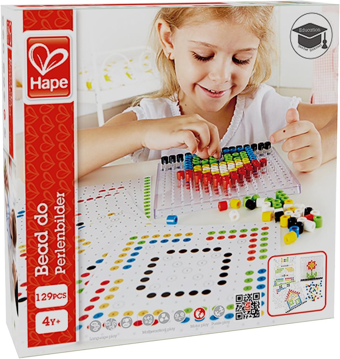 Hape HAP-E3610 Home Education Bead Do Game