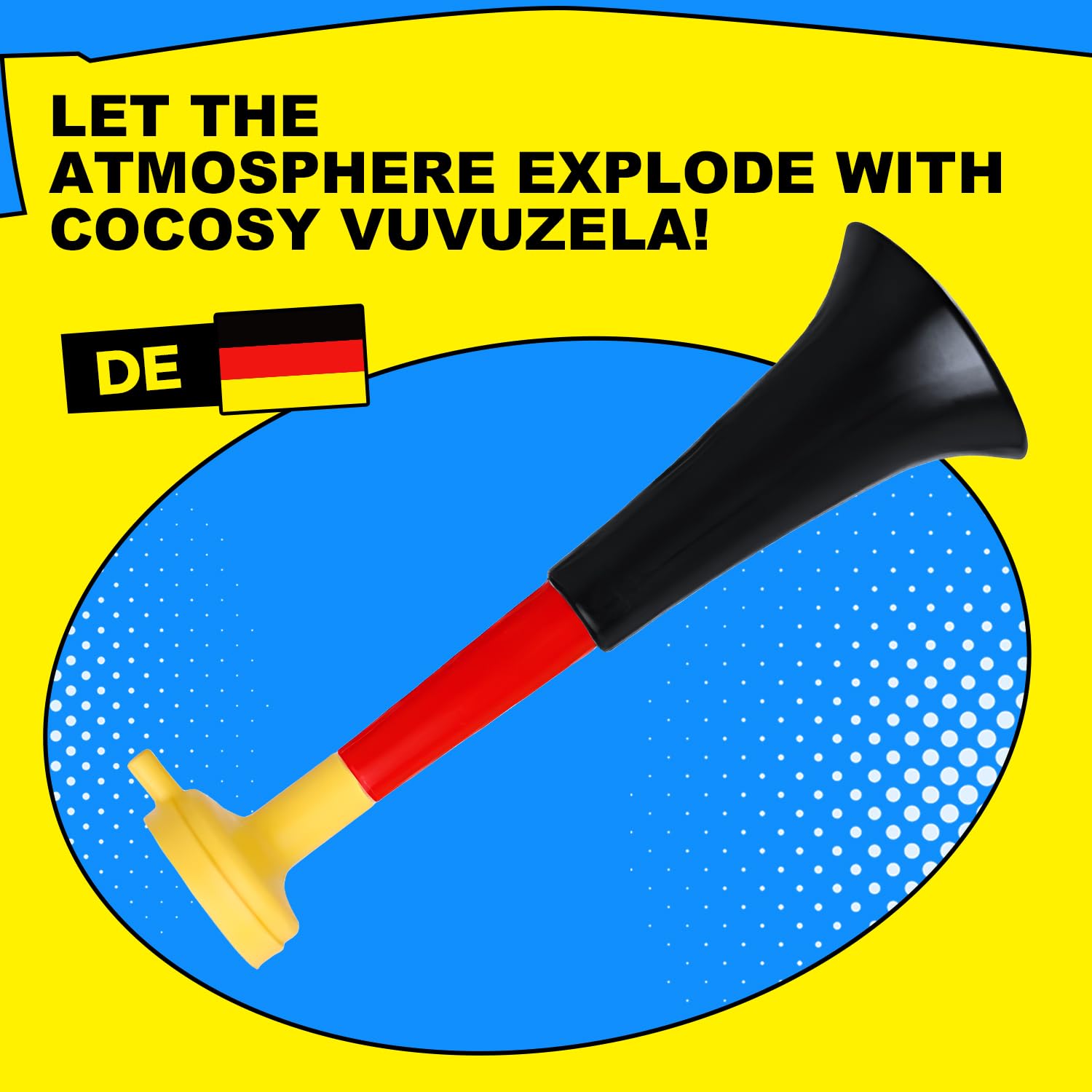 Icône vuvuzela verte vecteur de dessin animé Trompette de football Tuyau de sport | Vecteur Premium Icône vuvuzela verte vecteur de dessin animé Trompette de football Tuyau de sport | Vecteur Premium