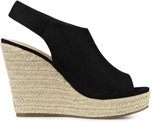 Miniatura 3 de Allegra K Sandalias de cuña con plataforma para mujer