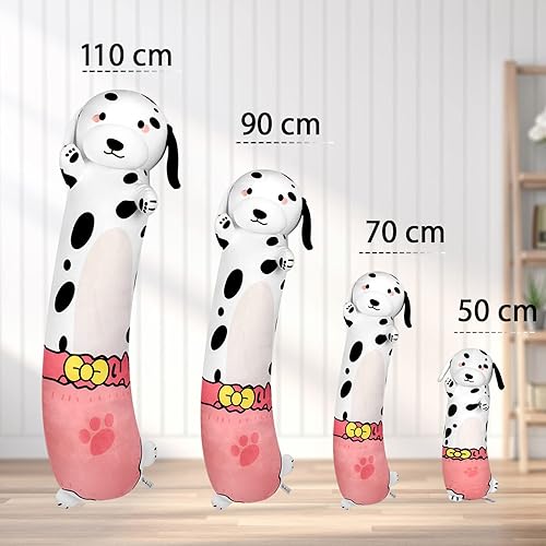 Miniatura 3 de Terbaik Dálmata - Almohada larga de felpa para perro, almohada corporal de animales de peluche de dálmata, suave y abrazable, almohada de felpa