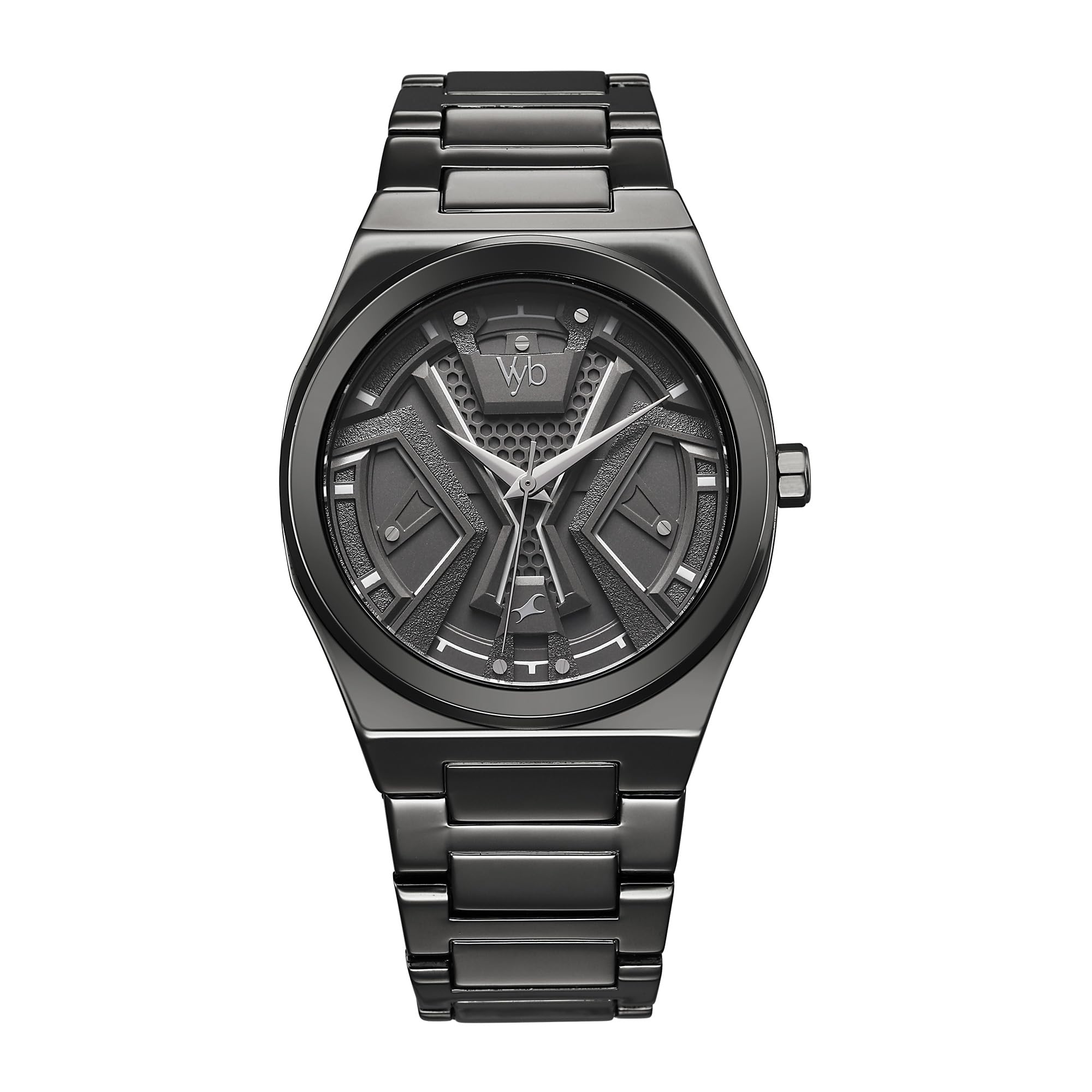 Fastrack Vyb Limitless Quartz Analog Gun Dial Watch for Men