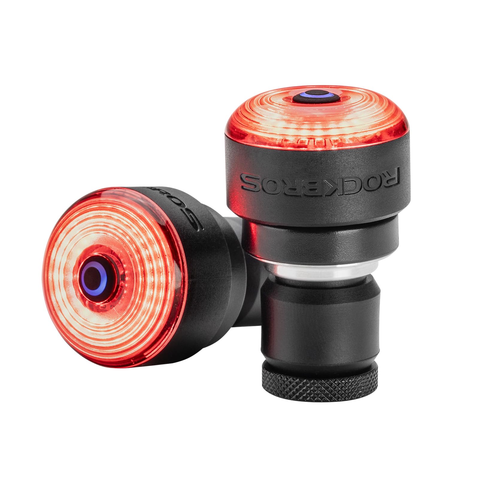 ROCKBROS Feu Arrière Vélo LED Rechargeable - Lumiere Arriere Vélo Puissante, Clignotant pour VTT/Vélo Électrique - Éclairage Sécurisé