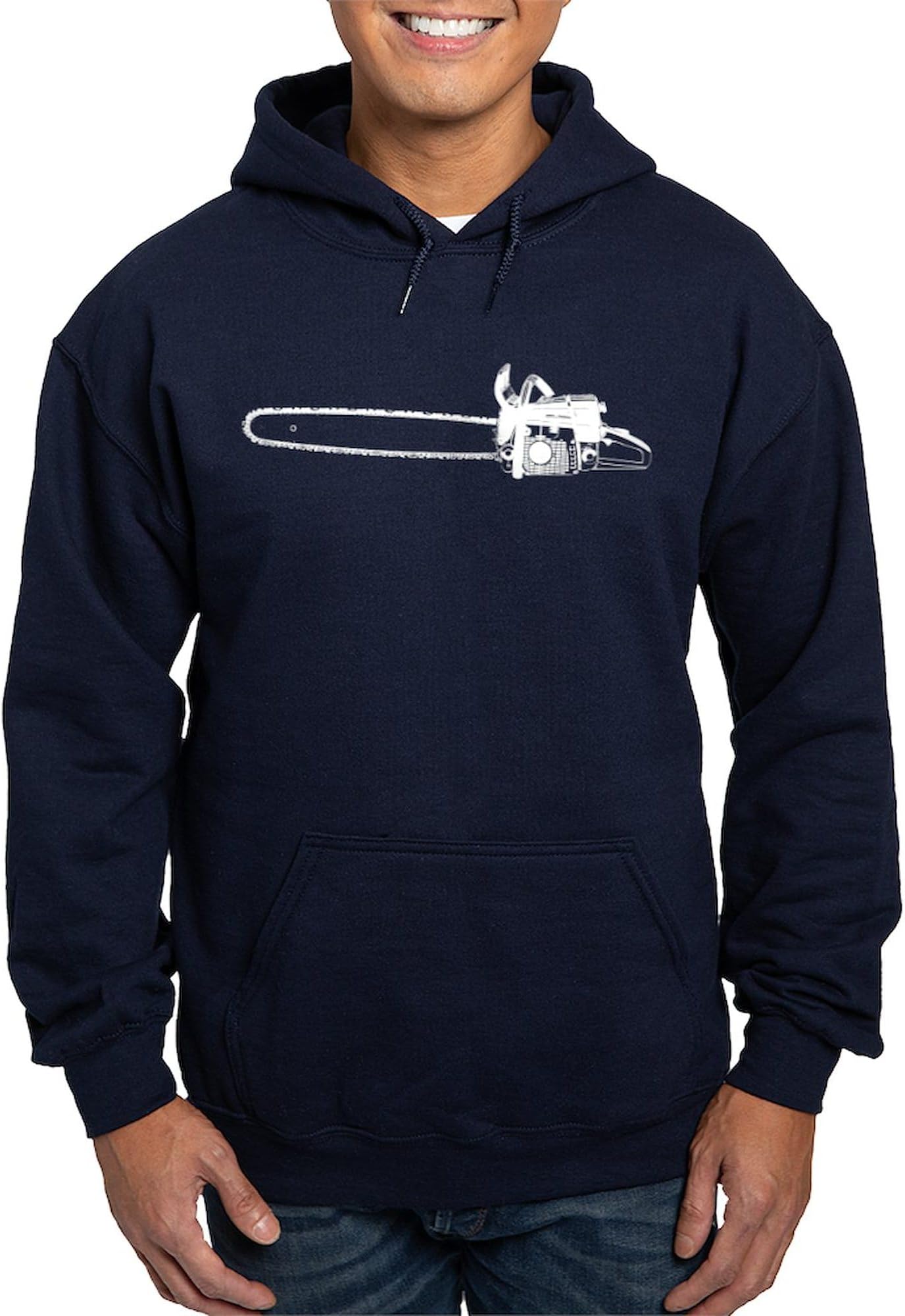 - CafePress Chainsaw Hoodie (Dark) Men's Light Regular Fit Hooded Sweatshirt