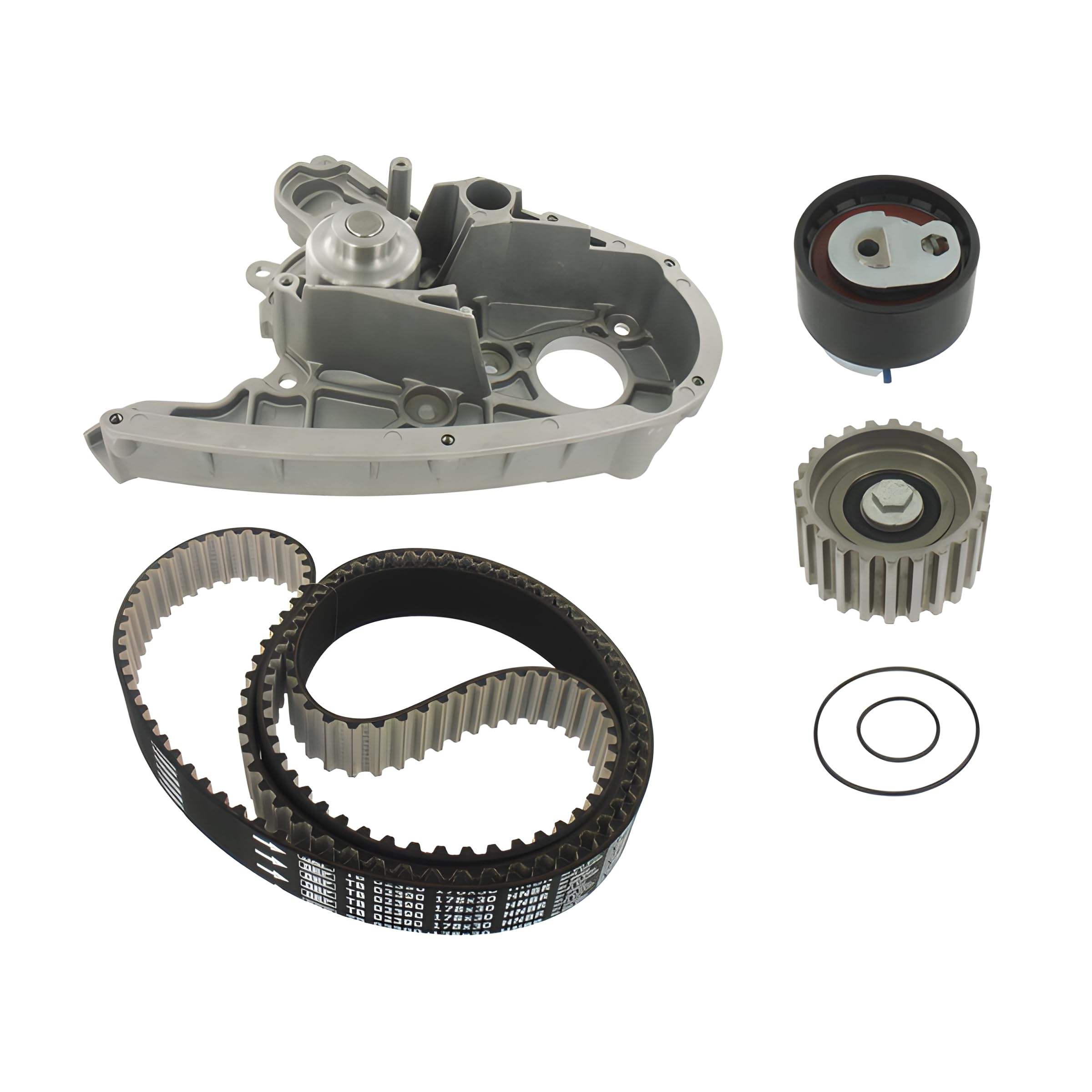 SKF Wasserpumpe und Zahnriemensatz mit Dichtungen VKMC 02390 Höhe 183 mm Länge 370 mm Breite 270 mm - OE-Qualität