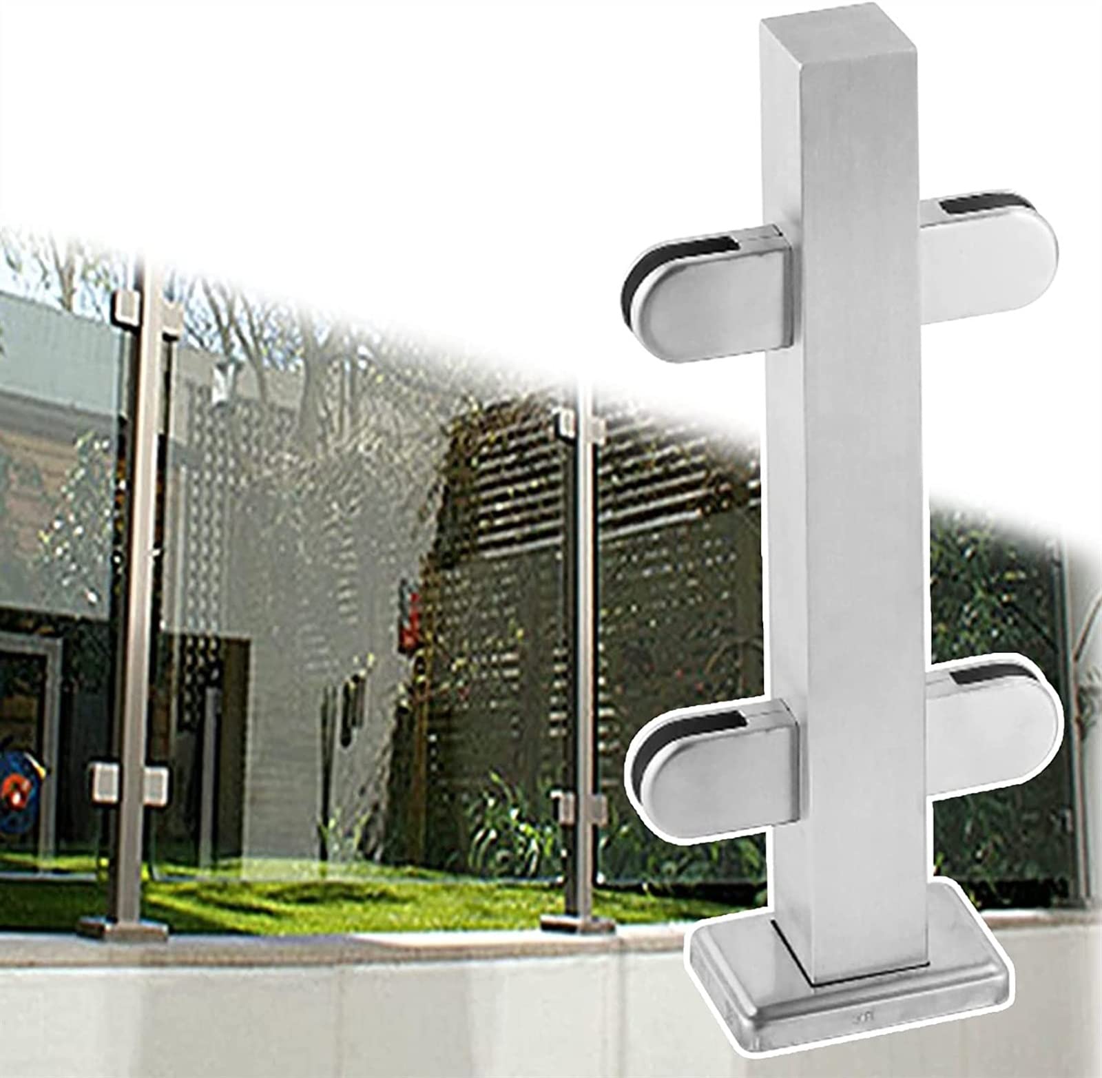 Poteau de garde-corps en verre pour sublimer la vue de votre terrasse et balcon