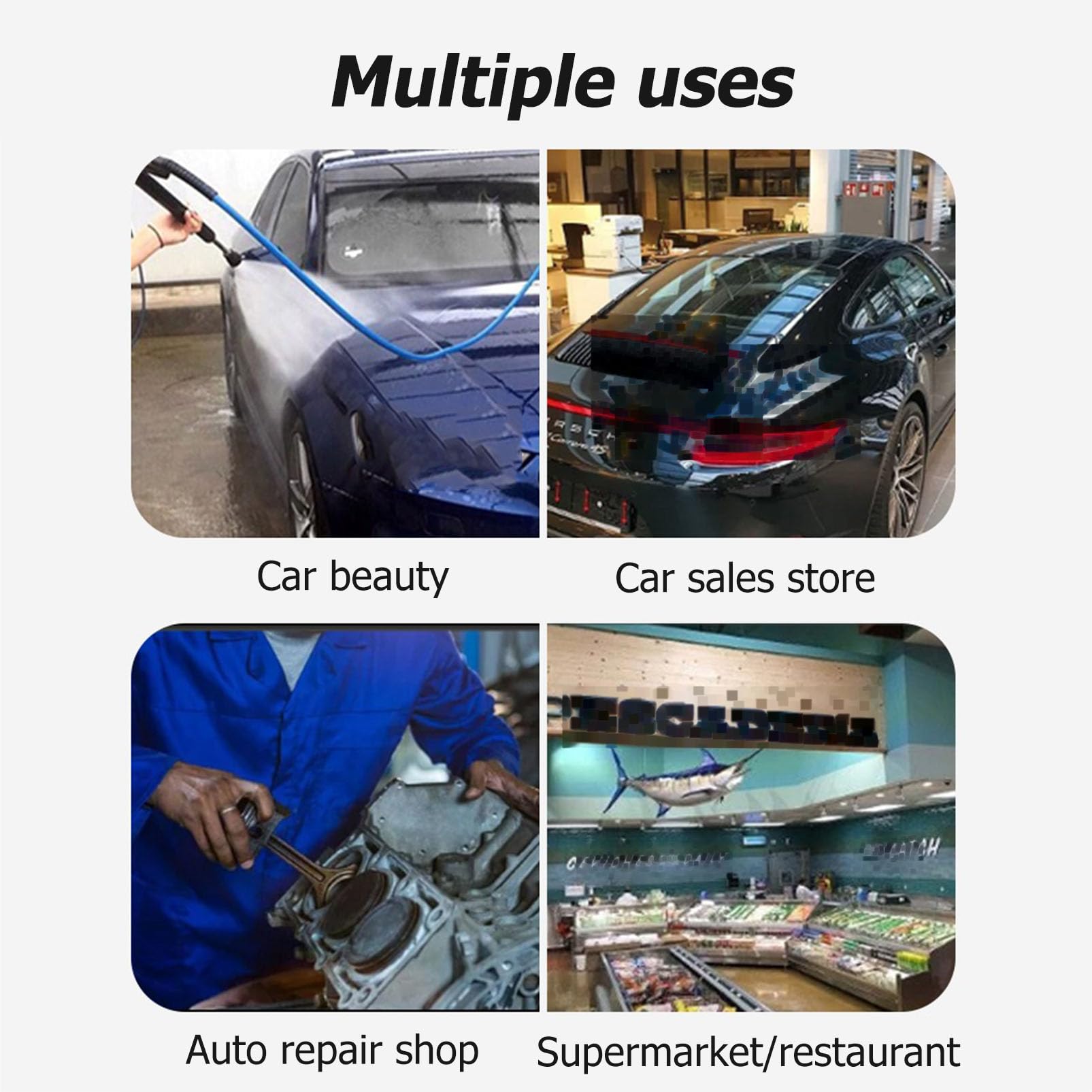 Carro de Herramientas rodante de 3 Niveles para detallado, Unidad de estantería móvil Multiusos para estación de Trabajo, Carro de Herramientas de Taller, Carro de Servicio con Ruedas (Estilo 1)