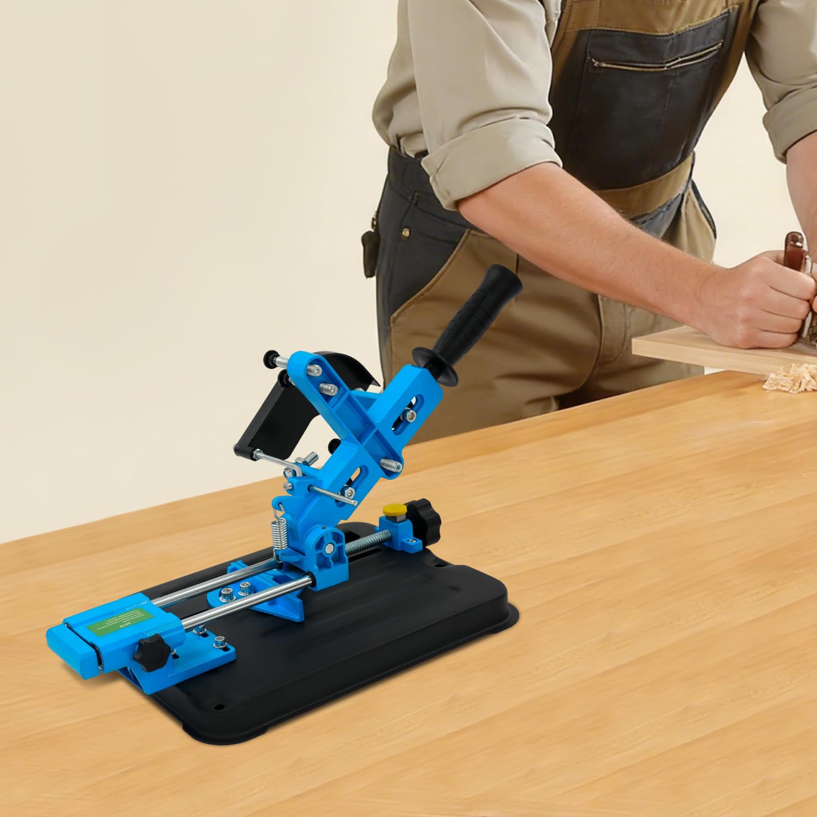 Supporto per smerigliatrice angolare, supporto universale, supporto fisso per smerigliatrice angolare, sega da tavolo multifunzione, per smerigliatrice angolare da 100 e 125
