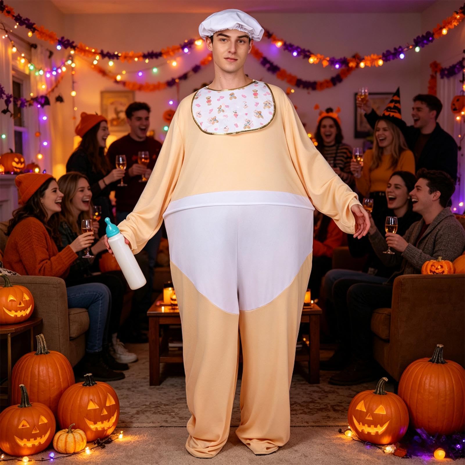 Tuta Costume da Bambino per Adulti Scherzo Travestimento in Vacanza Gag