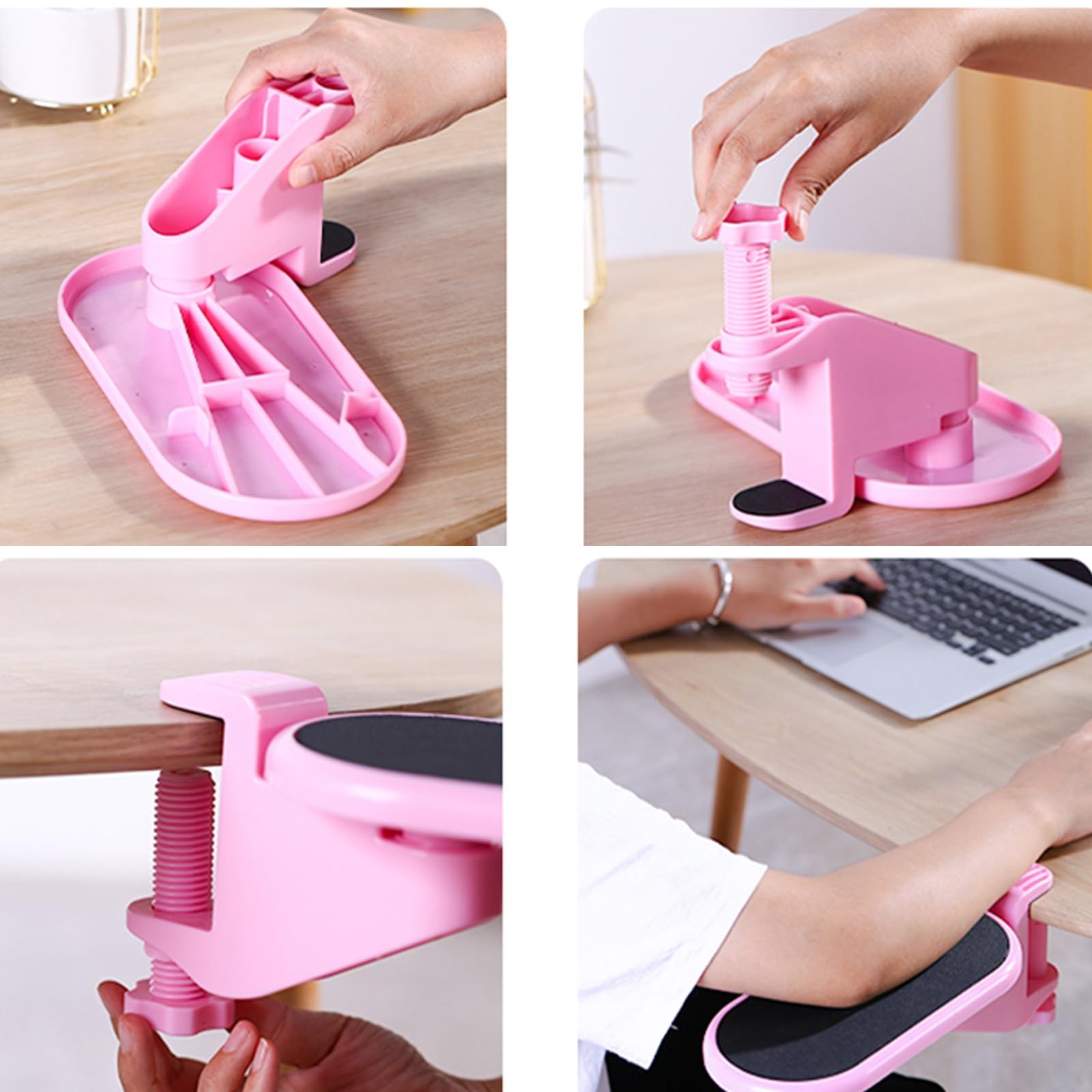 Amazon.co.jp: アームレスト リストレスト、肘掛け デスク用、人間工学