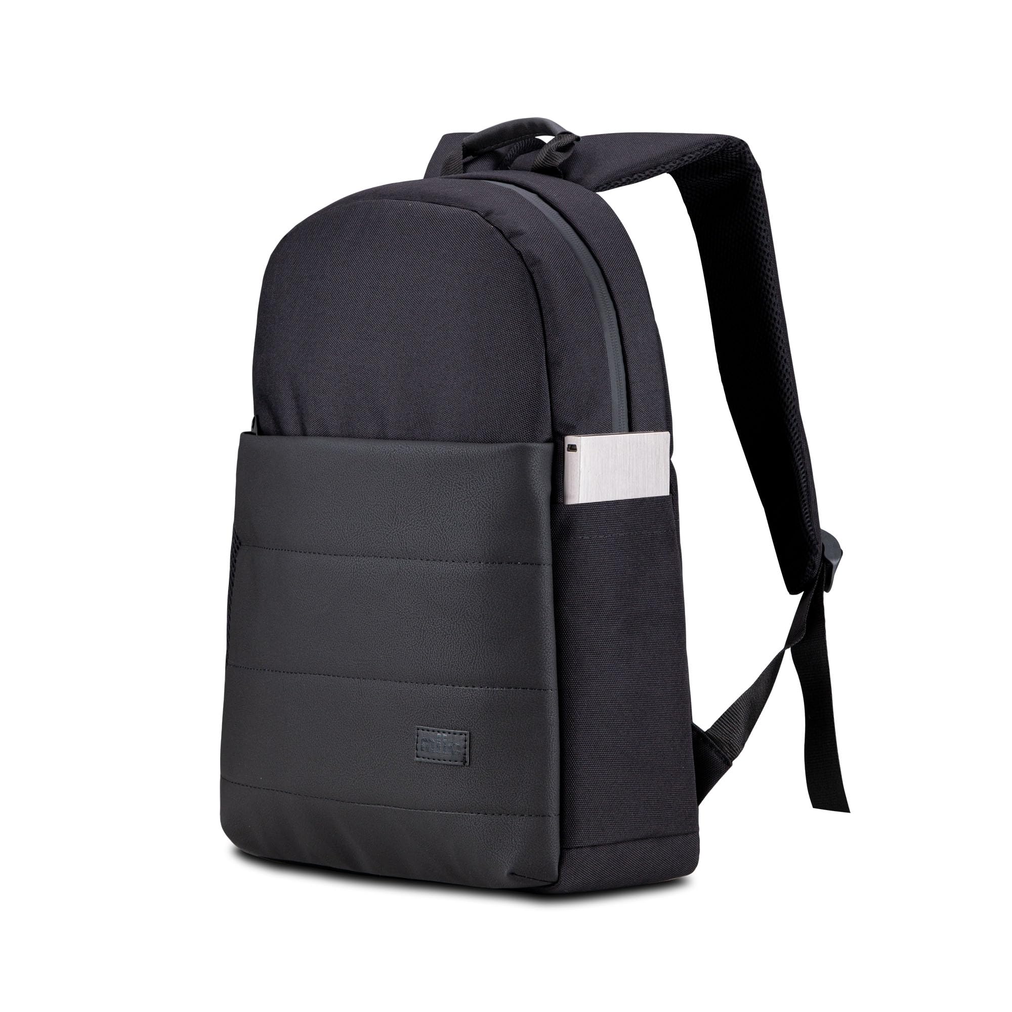 Mila BP-TX100 Serisi 15,6 inch, Su Geçirmez Kumaş ve Su Geçirmez fermuar Notebook, Laptop, Macbook Sırt Çantası -Siyah