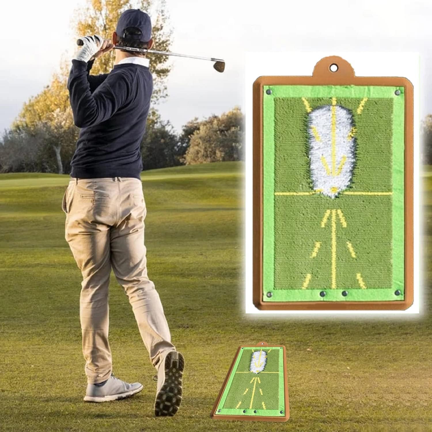 Golf Training Mat for Swing Detection Batting, 2022