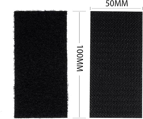 Miniatura 5 de Cinta de velcro Melsan, con cinta adhesiva fuerte montaje en hogar u oficina, en ligar de tener que hacer agujeros y usar tornillos, color