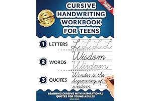 Cursive Handwriting Workbook for Teens: The Ultimate Guide to Improve Your Handwriting