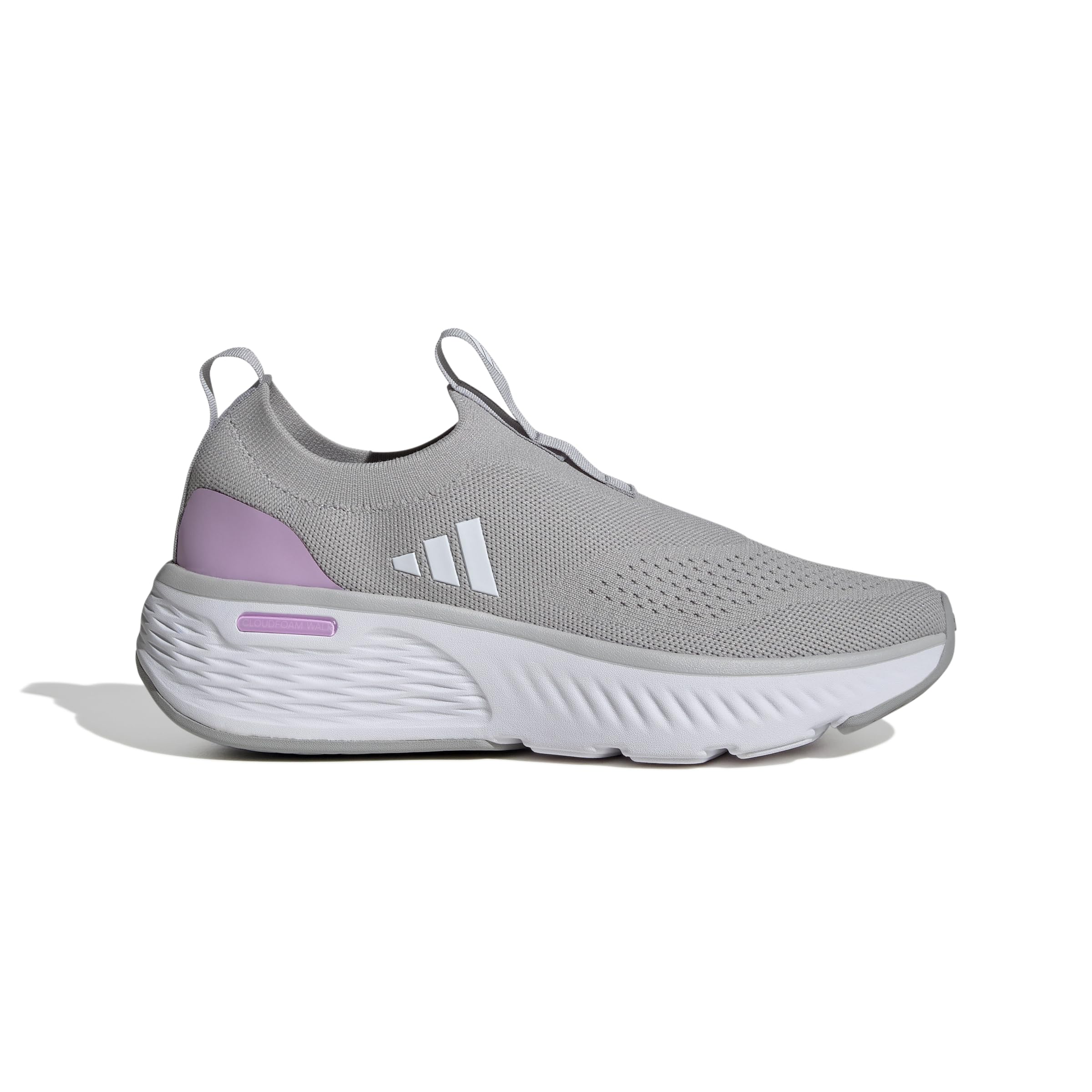 adidas Women's Cloudfoam Go Sock Shoes, Grey Two/Cloud White/Bliss Lilac, 4 UK