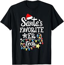 Christmas Emergency Room Technician Santa's Favorite ER Tech T-Shirt