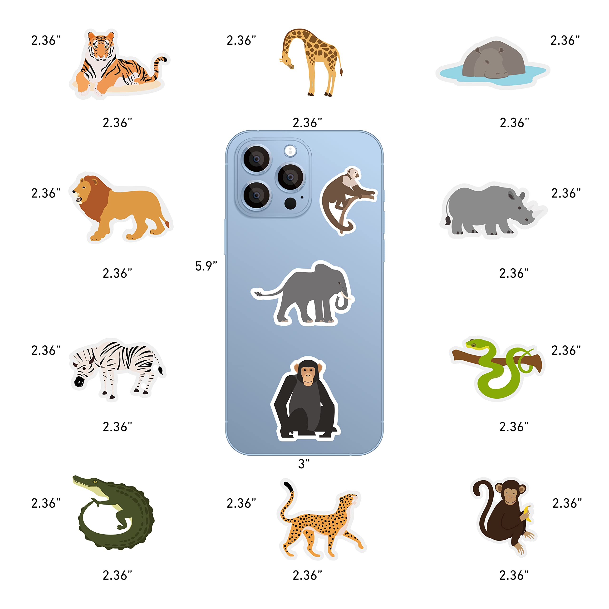 decalmile Giraffe Family Wall Decals Safari Animal Wall Stickers Nursery Kids Room Wall Decor