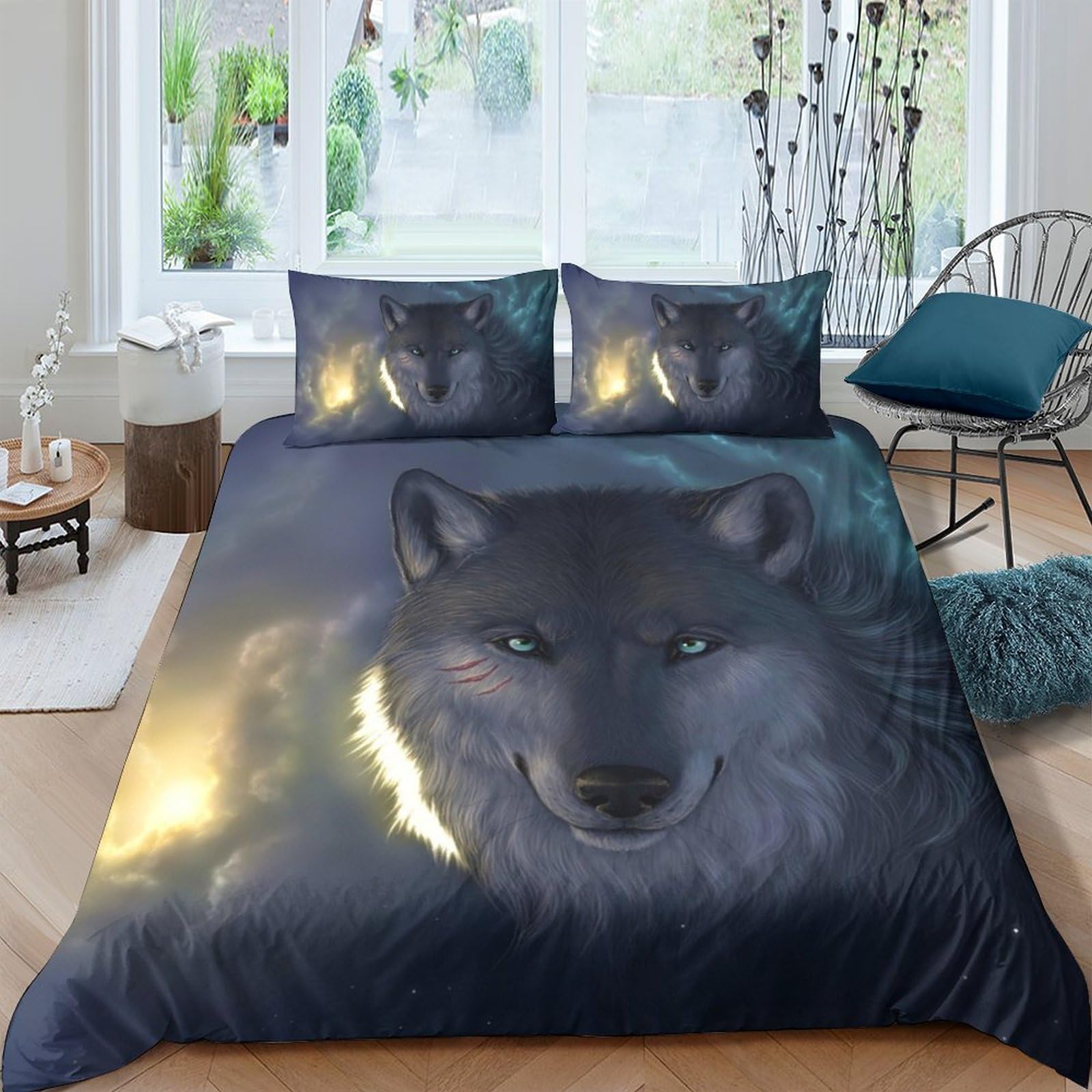 Cadeau Noël enfants parure moto 3D housse de couette King 220x240 avec taie oreiller