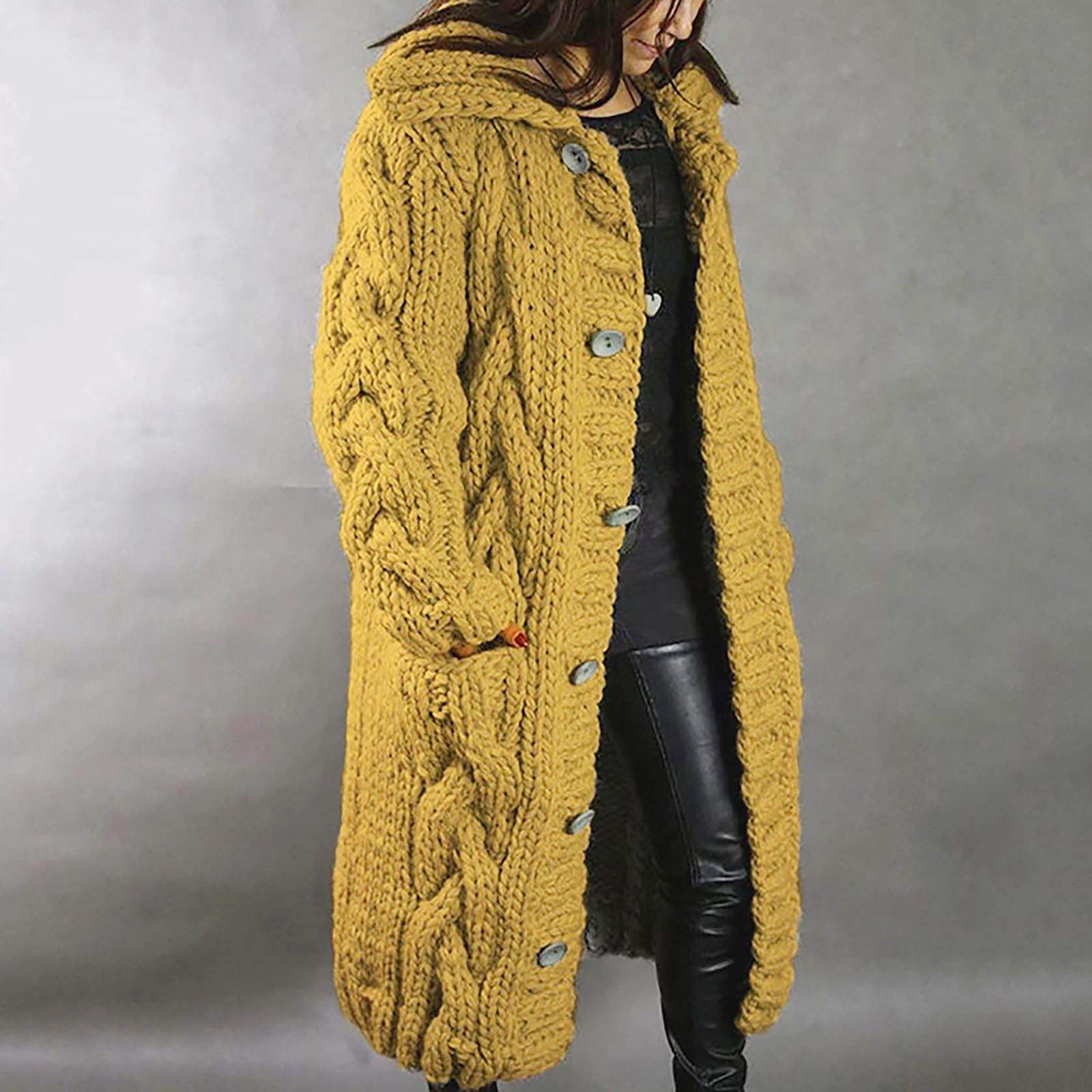 Cardigan en tricot élégant pour femme - Grandes tailles - Cardigan