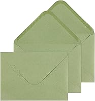 Vista 9 de Granhoolm Paquete de 50 sobres de 5 x 7, sobres de invitación A7 con bandera V de 5.25 x 7.25 pulgadas para tarjetas de 5 x 7, ideal para Dorado