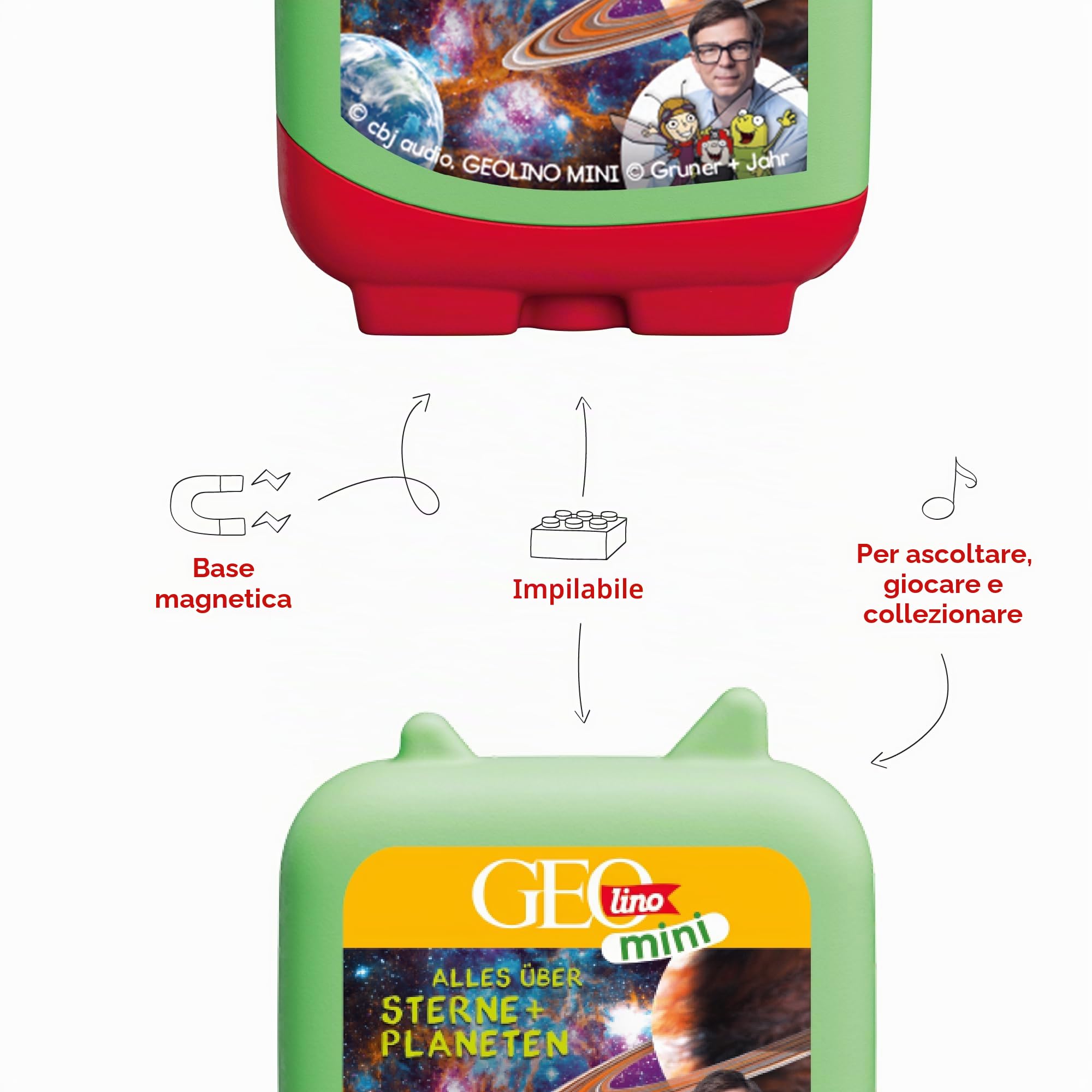 tonies Clever 4er Set GEOlino MINI für Deine Toniebox, Wissens-Hörspiel für Kinder ab 5 Jahren, Spielzeit je ca. 47 Minuten