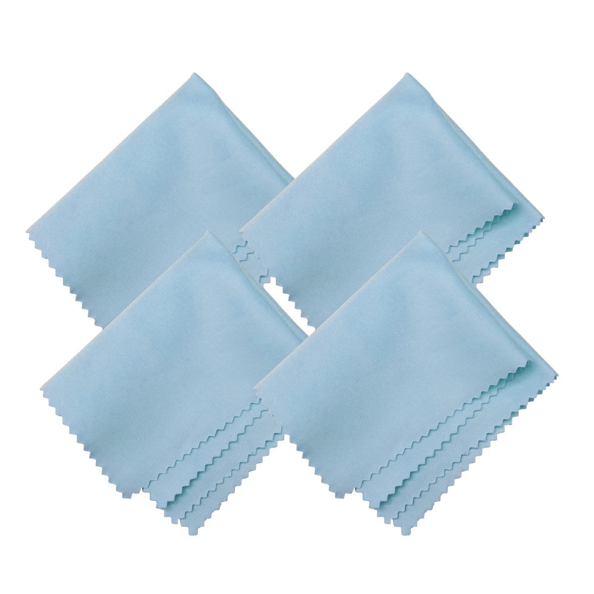 Microfiber Screen Cleaning Cloths, HTTX 4-Pack 6 x 7 inches for Cell Phones, Tablets, LCD TV, Laptop, Camera Lenses, Surface Tablet, Monitor, Car GPS Screens, Spectacles, Glasses, Watches [Yellow]