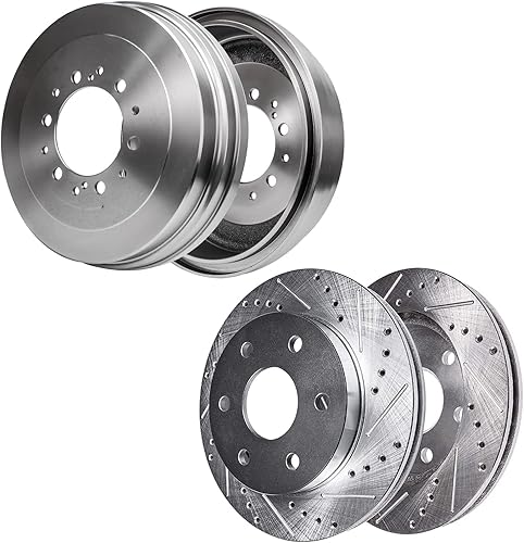 Miniatura 13 de Detroit Axle - Rotores de freno traseros de 2 piezas para Cadillac CTS 2009-2019, Chevy Camaro 2010-2015 2017-2021, reemplazo de 2 rotores de freno