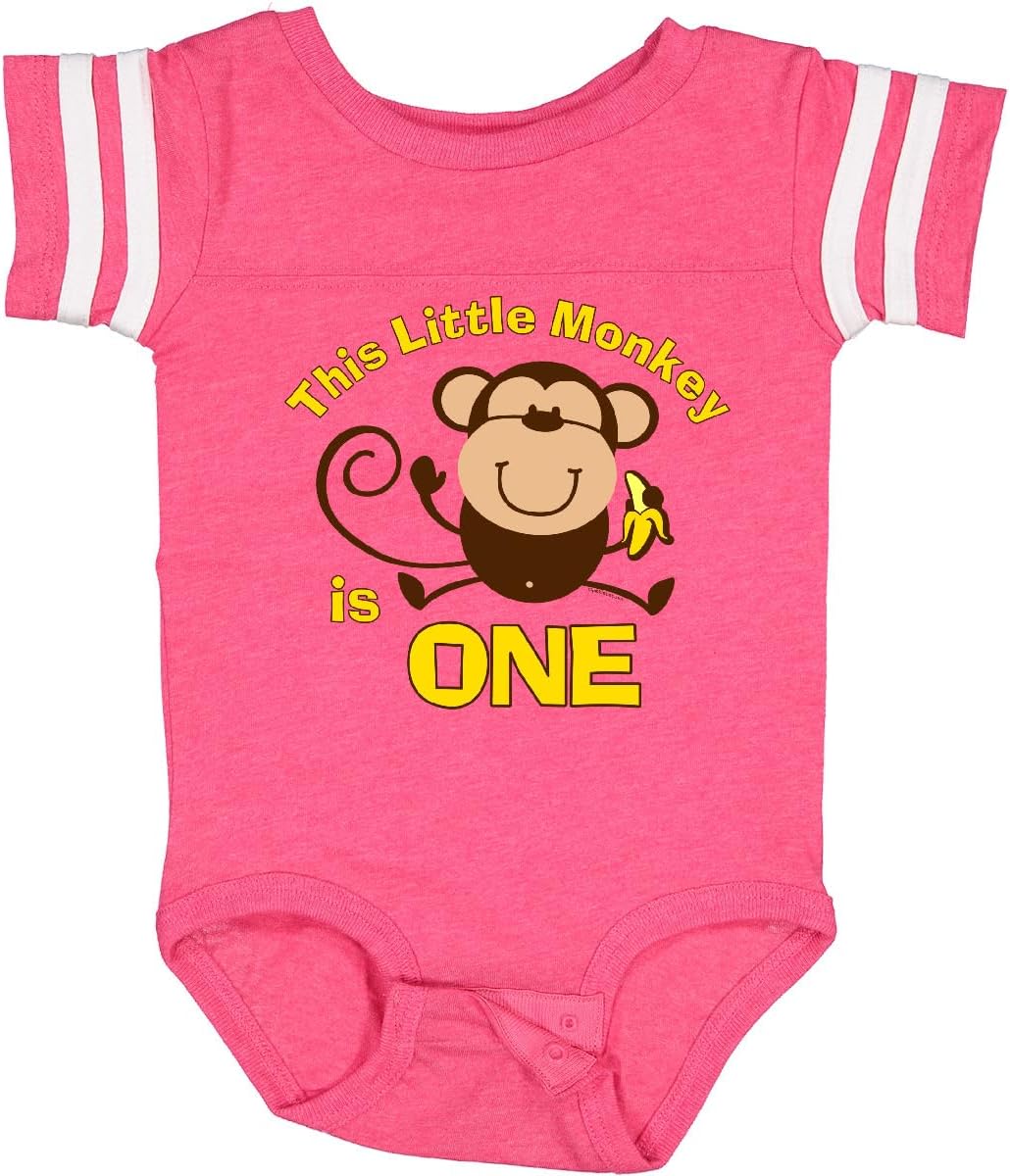 inktastic Little Monkey 1st Birthday Boy Baby Bodysuit