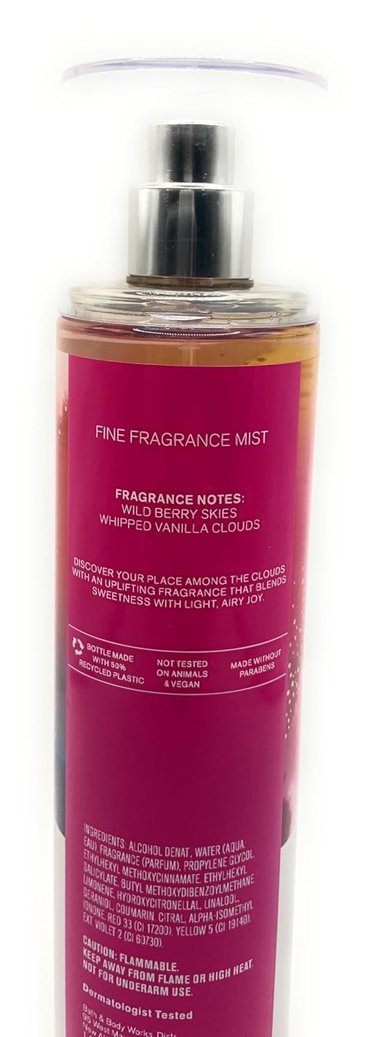 Bath and Body Works Among The Clouds Fine Fragrance Mist 8 Fluid Ounce Body Spray (2023 Limited Edition)