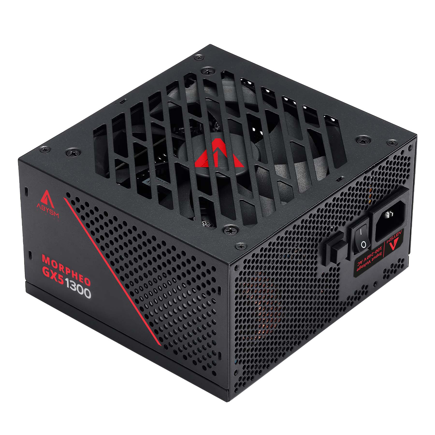 ABYSM Gaming Alimentatore MORPHEO GX5 1300 W ATX 3.1, Cybenetics Platinum, 80 Plus Gold, Full Modular, PCIe 5.1 16‑Pin. Ideale per PC Gaming di fascia alta (RTX 4090 / RX 7900)