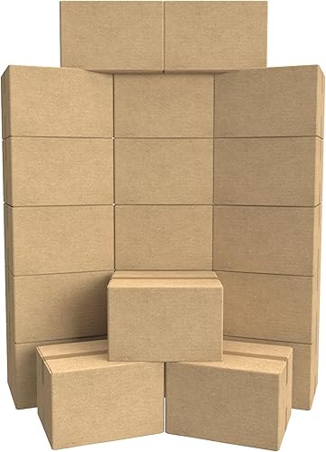 Miniatura 2 de Cajas de cartón medianas básicas, paquete de 20  18"x14"x12"  Cajas de mudanza baratas