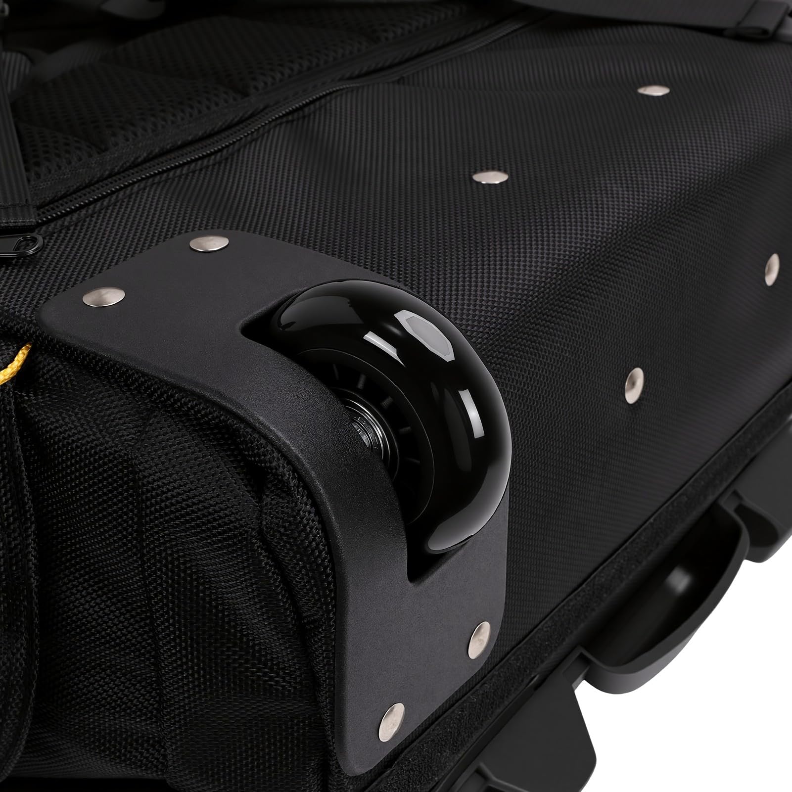 Zunate Mochila para Herramientas con Ruedas Resistente con Base Moldeada Dura, Bolsa de Herramientas con Ruedas para Electricista, Fontanero, Técnico de HVAC, Mochila para con 2 en 1, Resistente Al
