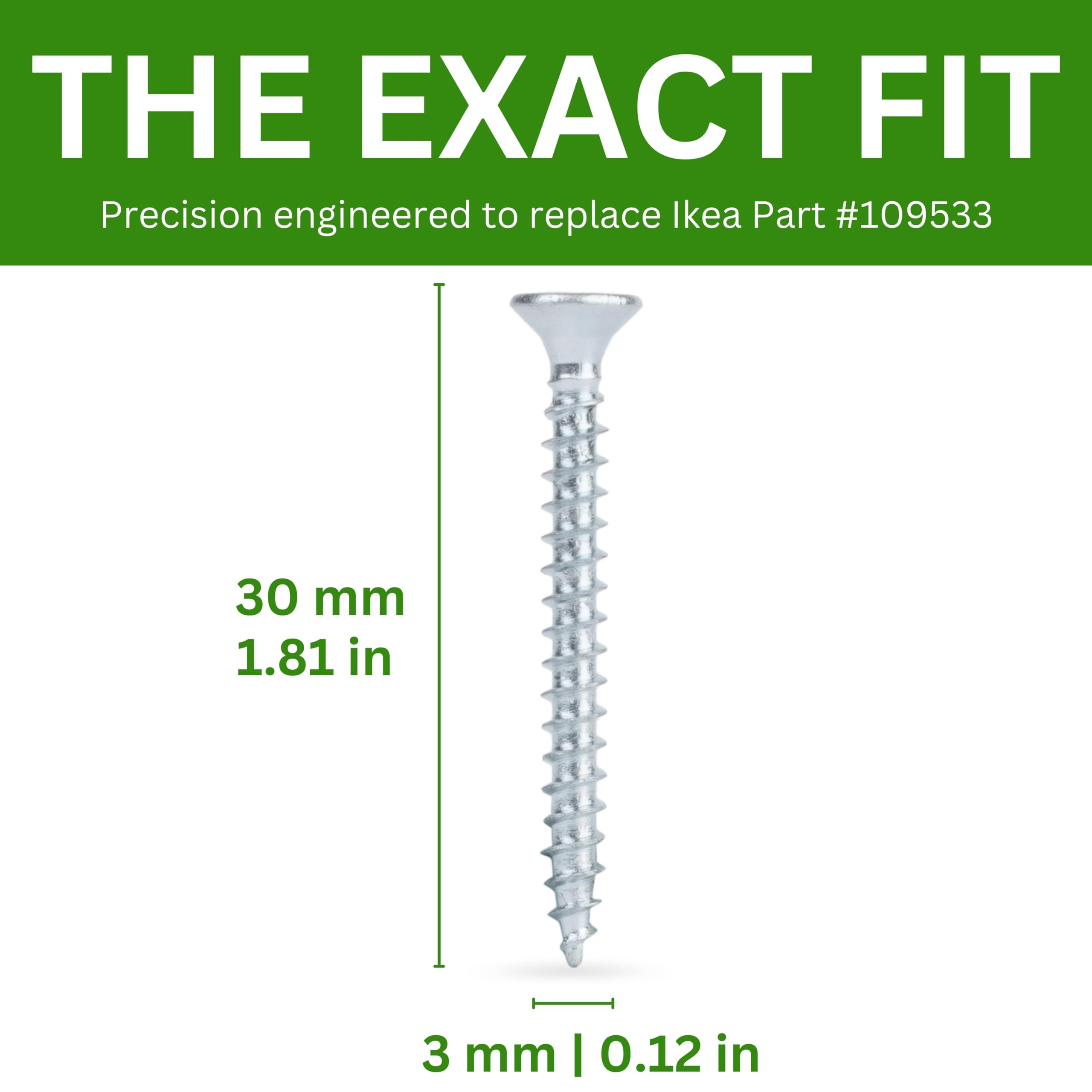 Spare Hardware Parts Replacement for IKEA Furniture Screw
