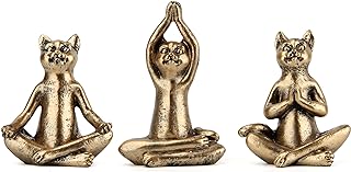 30+ Zen Room Ideas For Mindful Meditation Spaces 31 Yoga Cat Statues for Home Decor Accents,Yoga Pose Figurine for Zen Spiri...