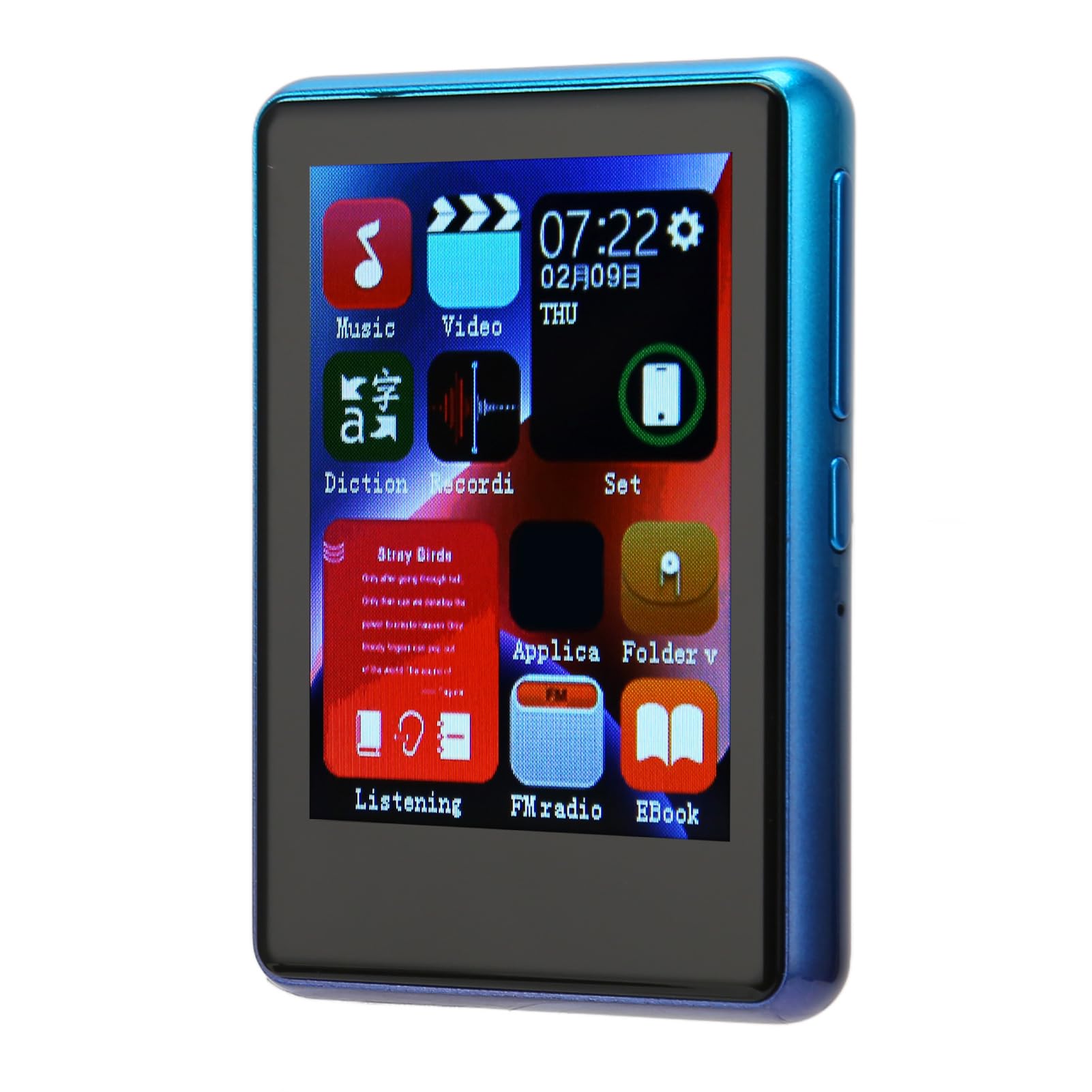 Pissente Reproductor MP3, Pantalla Táctil de 2,4 Pulgadas, Bluetooth 5.0