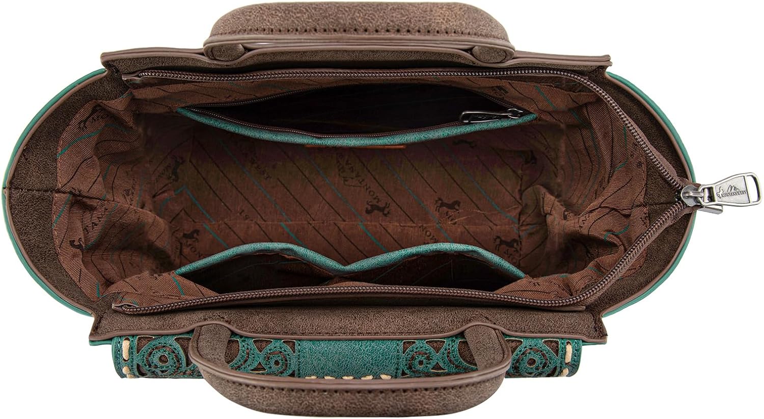 Montana West Western Tooled Crossbody Bag for Women Designer Top Handle Handbags - Image 5