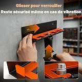 Biigdan Support Outils Pneumatiques 5 Fentes,avec Verrou Coulissant - 2