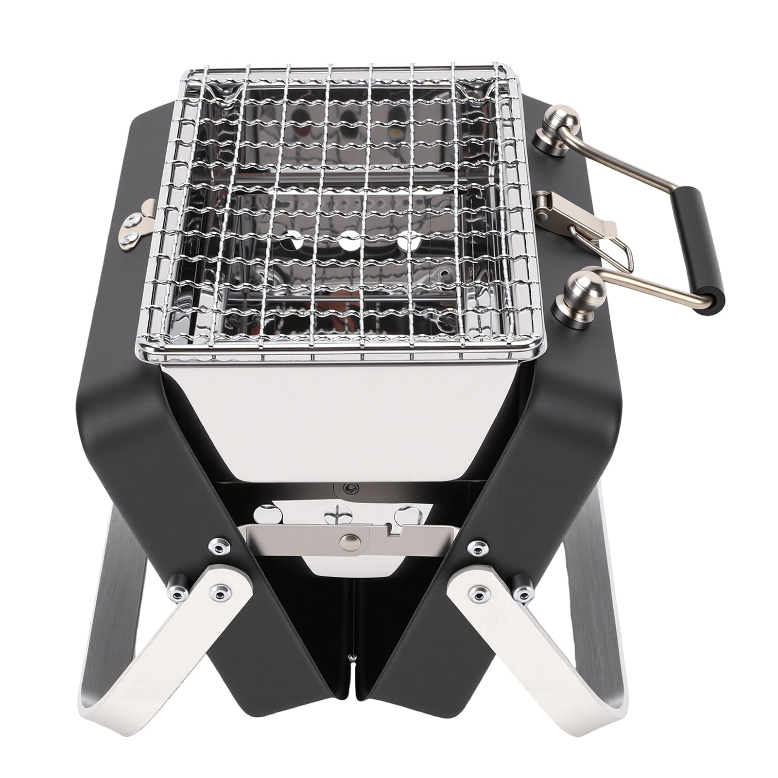 Matybobe Mini Griglia da Campeggio Pieghevole, Griglia Portatile Barbecue