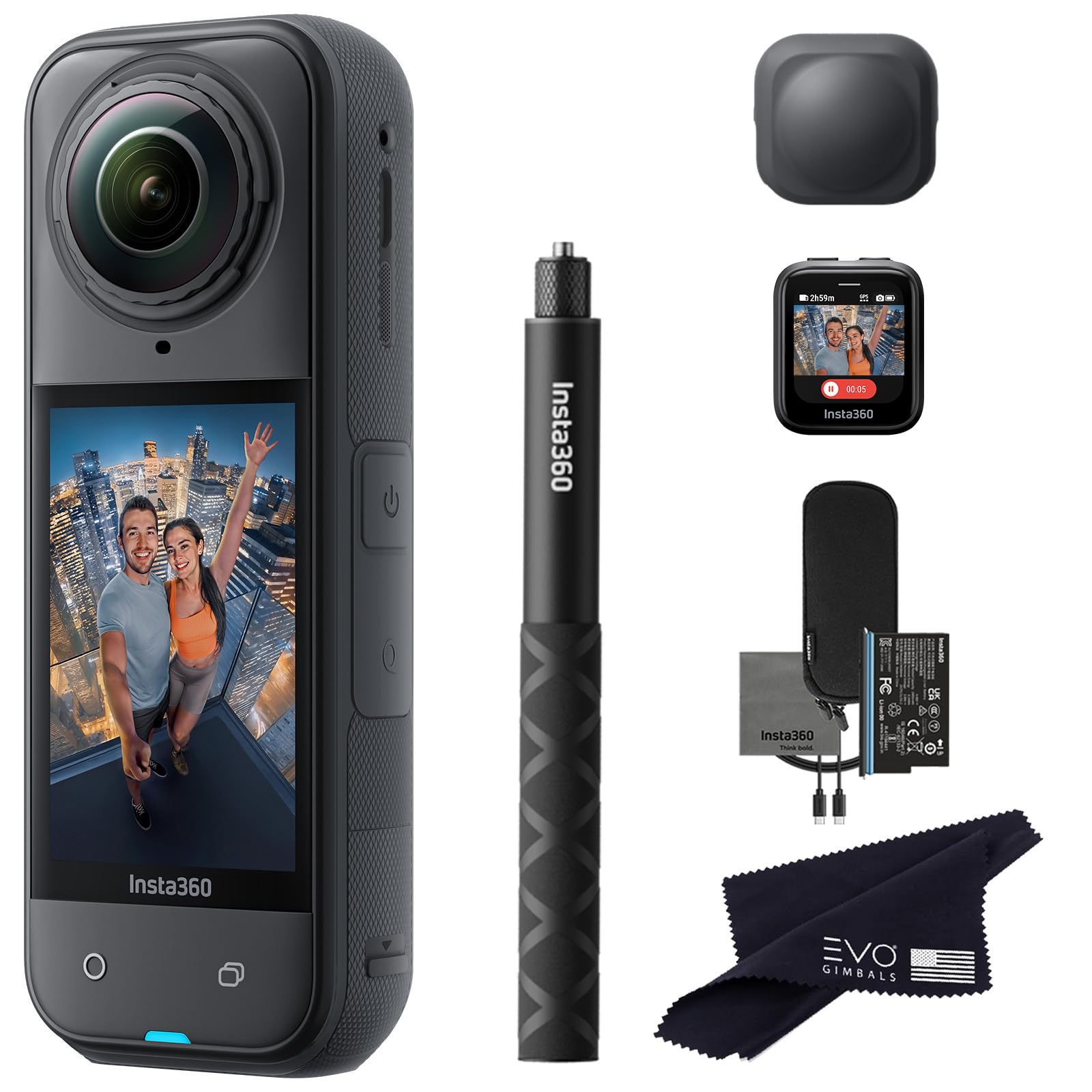 Amazon.com : Insta360 X5 GPS Preview Remote Bundle-8K Waterproof