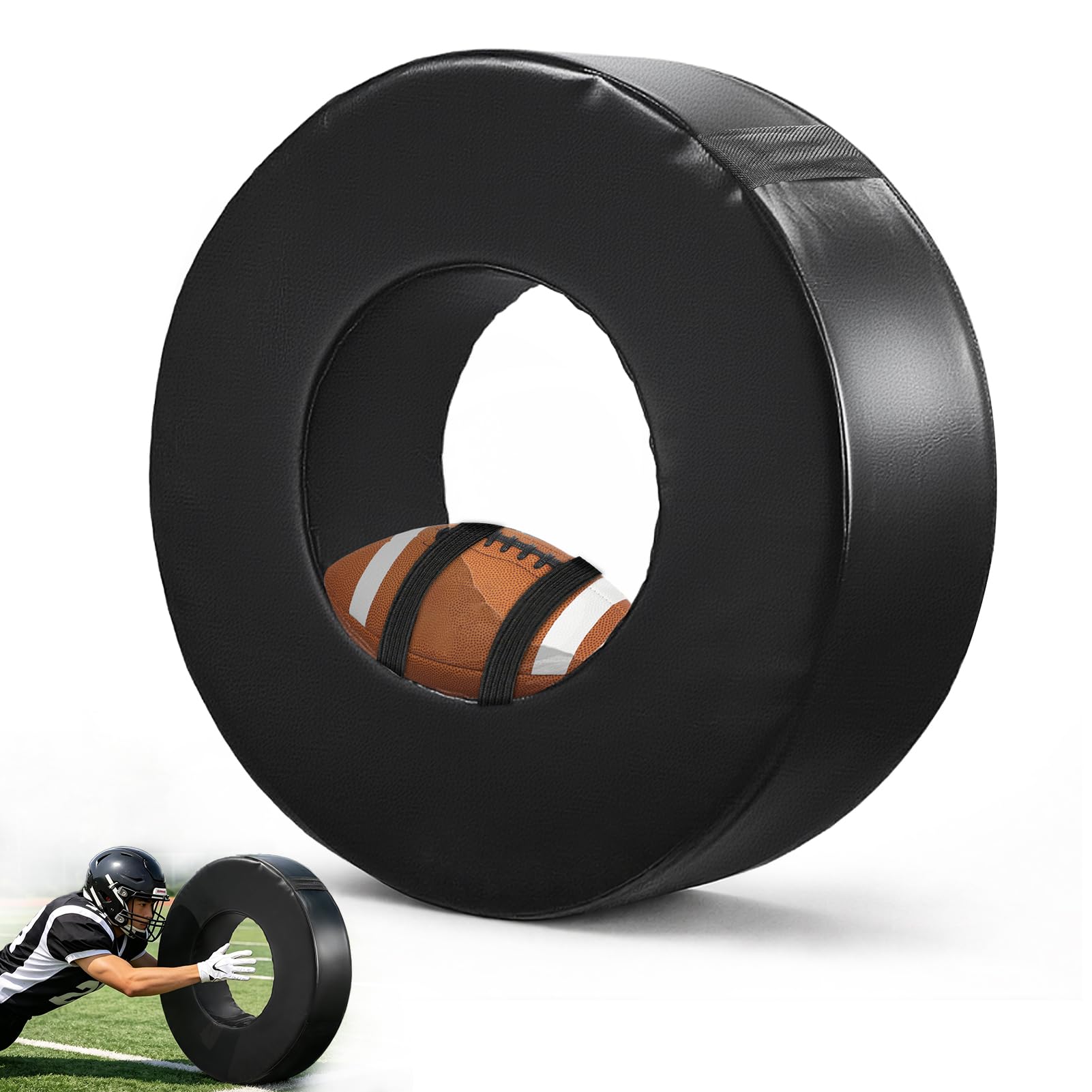 Wibeelee Ruota da calcio da 71,1 cm, in pelle sintetica resistente
