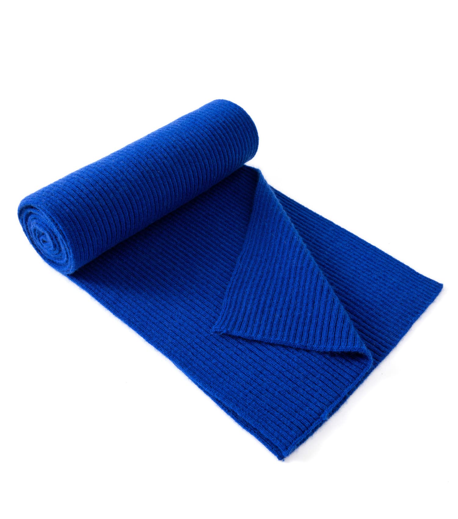 Lallier Cachemira mezcla de lana clásica acanalada bufanda sólida ultrasuave invierno cálido bufanda para mujeres y hombres con caja de regalo