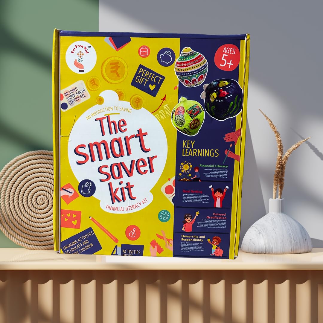 The Smart Saver Kit | (4-20 Years) | DIY kit for Kids | Money Saving | Financial Training | Perfect Birthday Return Gift for Children | Reasonable Price | Financial Literacy-image-13