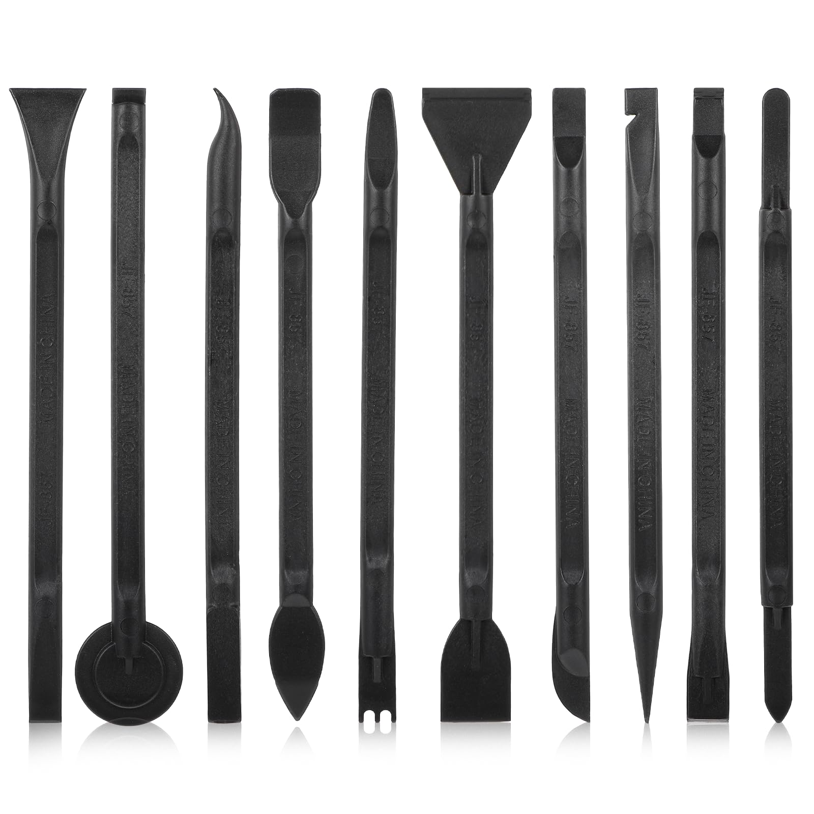 9-Pack Plastic Scraper Tools – Non-Scratch, Multi-Purpose Cleaners For Home & Car - View #5