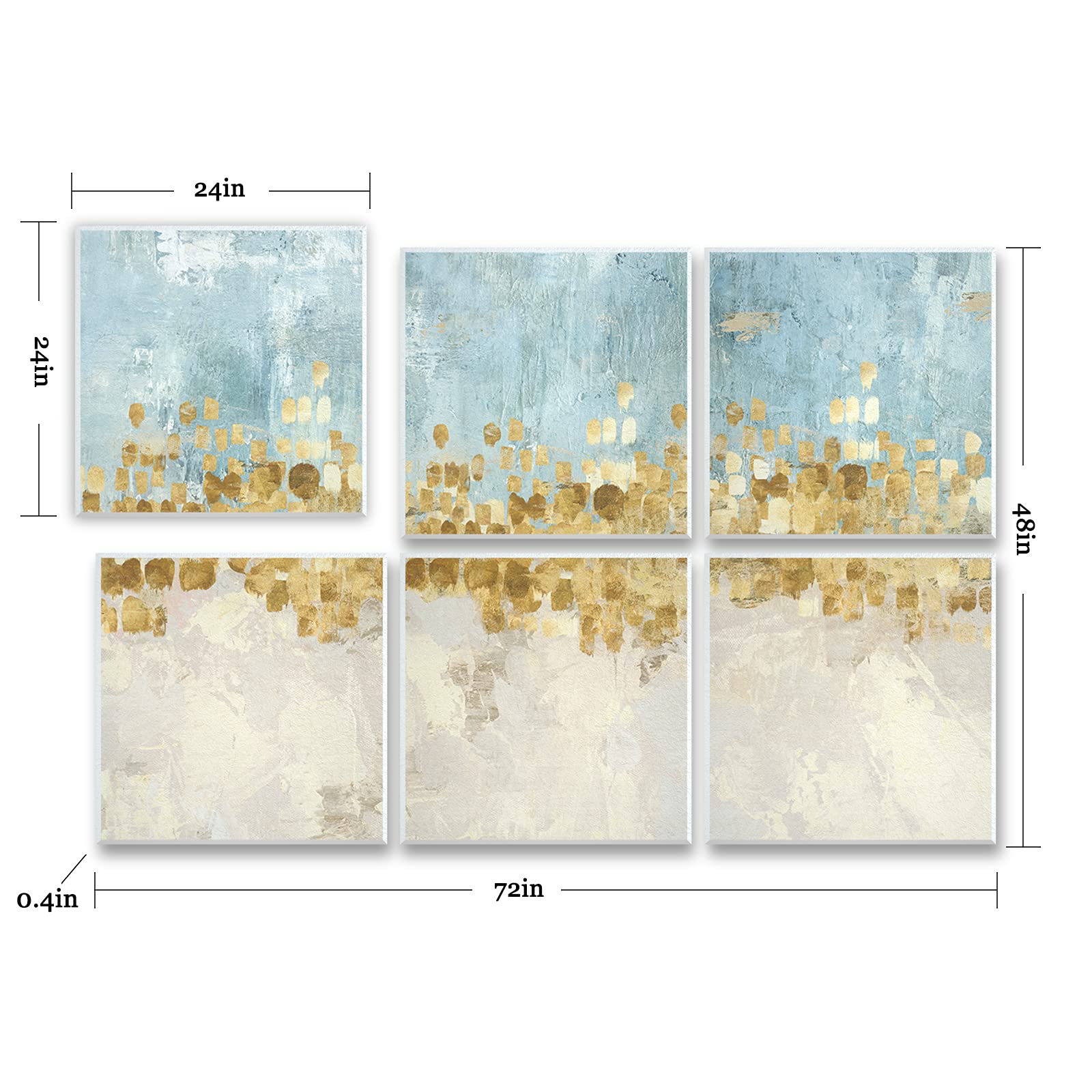 BUBOS Art Acoustic Panels,72“x48”inch Premium Acoustical wall panel