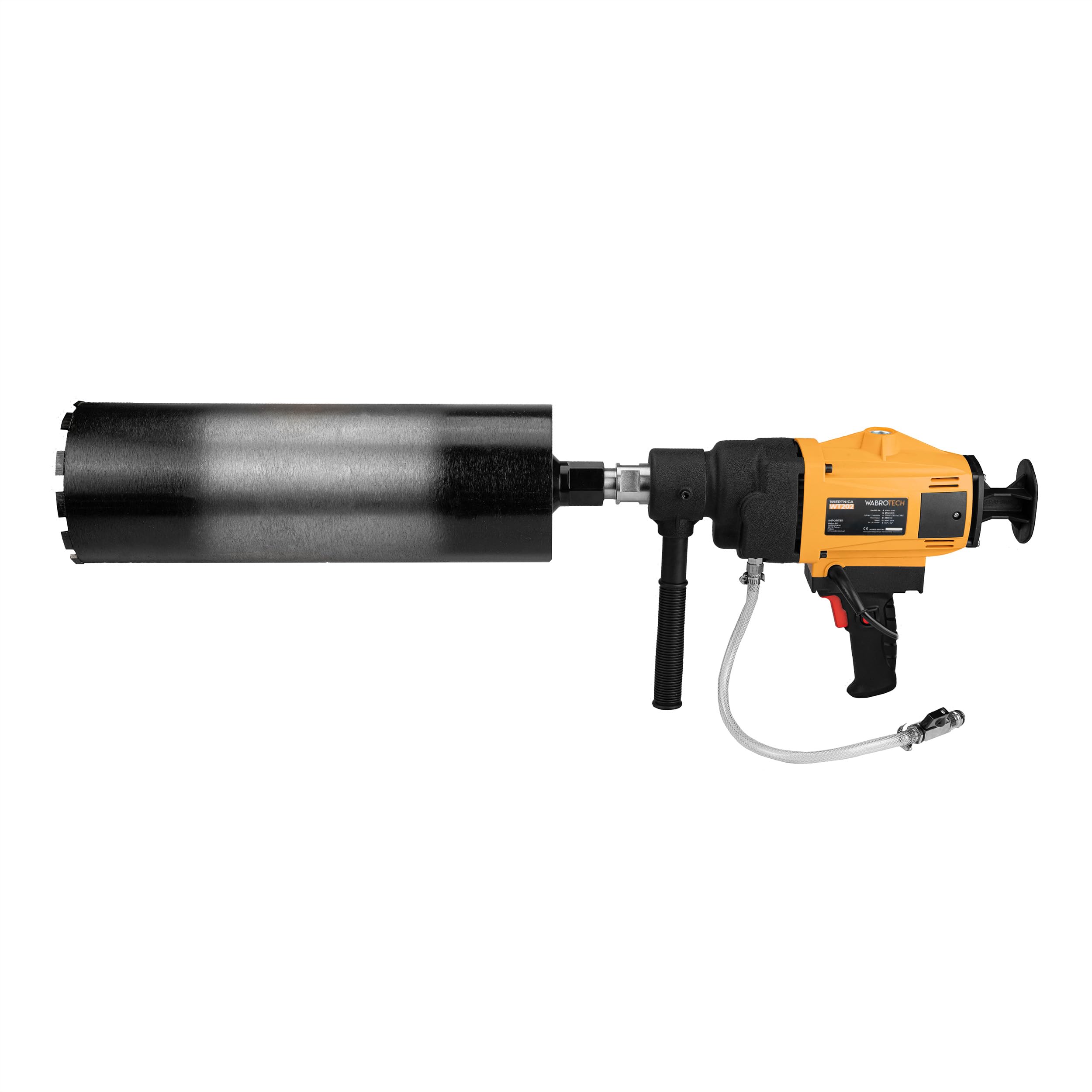 Carotatrice Manuale 2300 W su Supporto per Carotatricee Inclinabile - Caarotatrice Diamantata con PRCD - Carotatrice a Mani Libere 1400 Giri/min per Carotaggio a Umido e a Secco Ø 22-202 mm