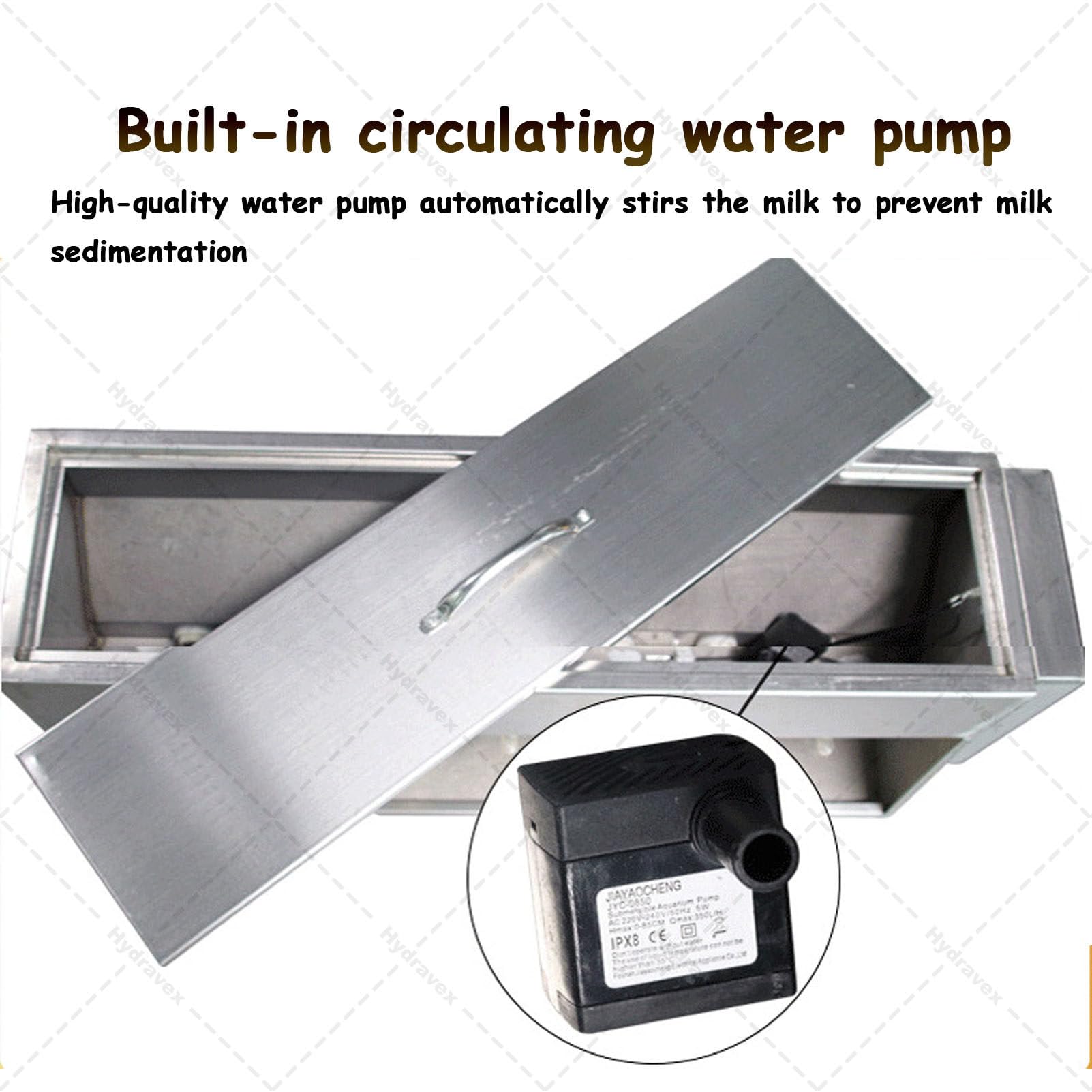 Comedero de leche para lechones de 15/20 L, agitación automática con simulación de sonido, máquina de lactancia de acero inoxidable para corderos y ganado pequeño, evita correr