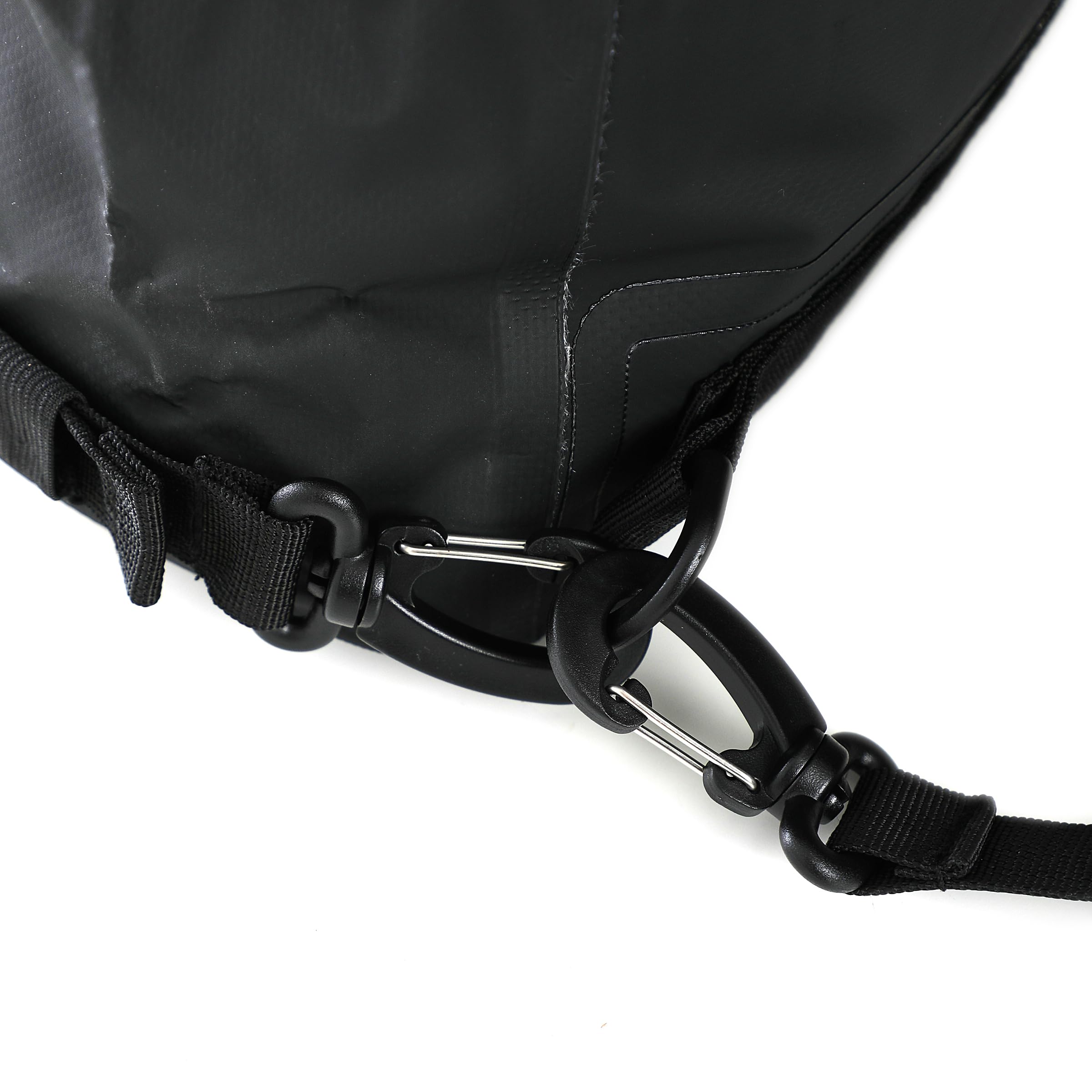 WAVE Sac de terrasse en PVC imperméable à fermeture éclair | Noir | 20 L