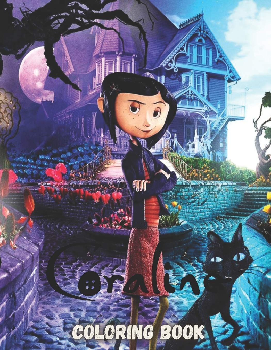 Coraline Coloring Book An Interesting Coraline Coloring Books For Adults | Desertcart INDIA
