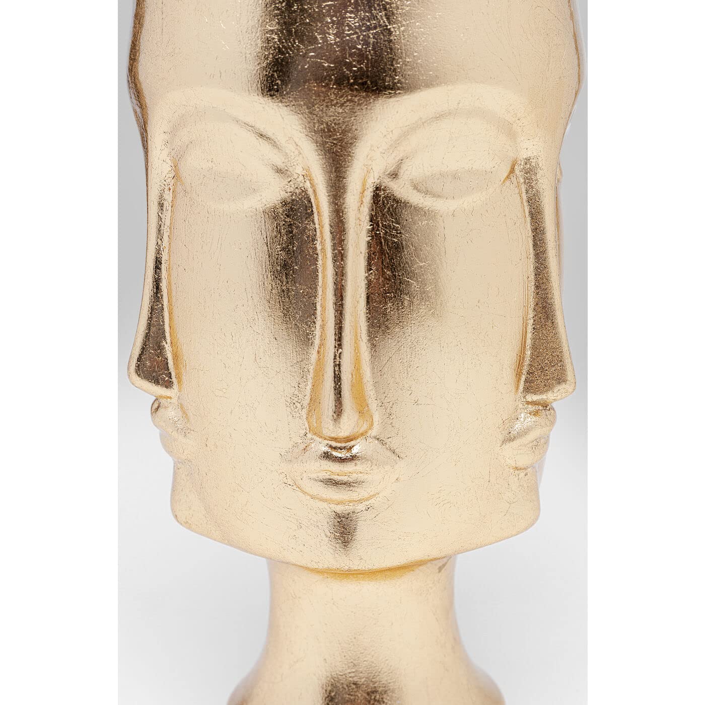 Kare Designerski wazon dekoracyjny Jasper wazon na kwiaty, wazon stołowy, złoty, wysokość artykułu 37 cm